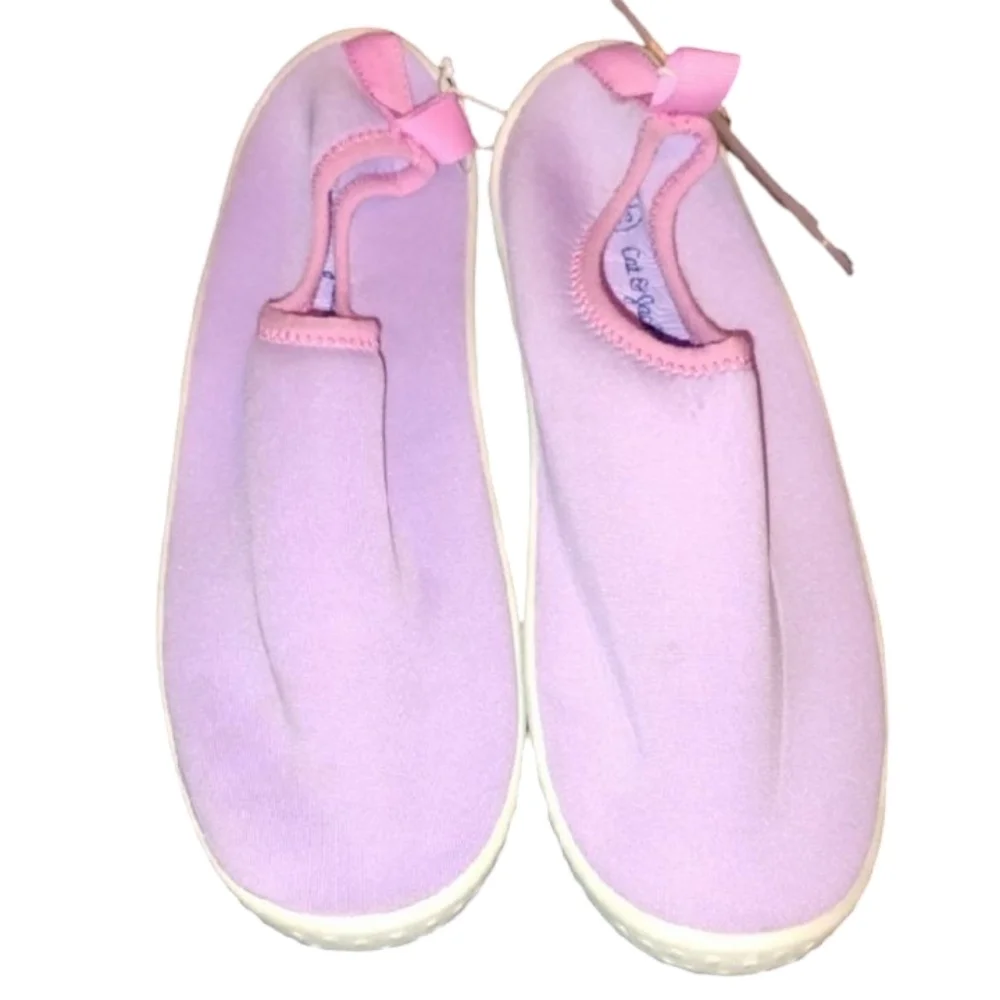 Cat & Jack Purple and White Shoes